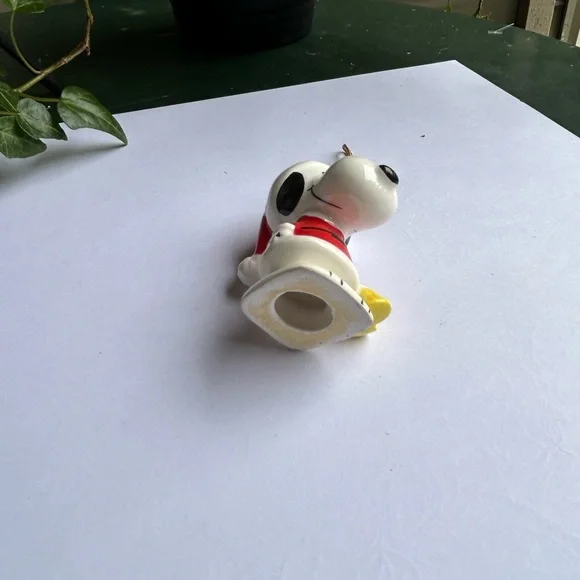 Vintage Peanuts Carrying Bells Ringer Holiday Snoopy Christmas Ornament, 1958
